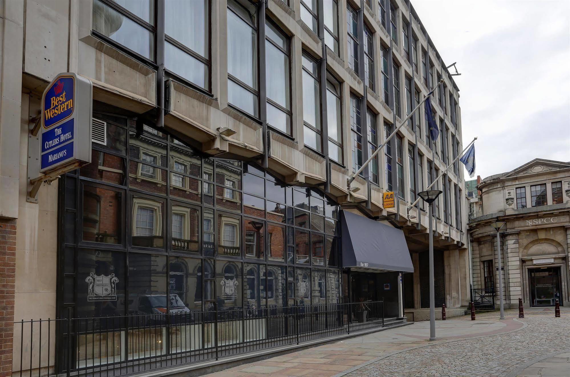 Best Western Sheffield City Centre Cutlers Hotel Exteriér fotografie