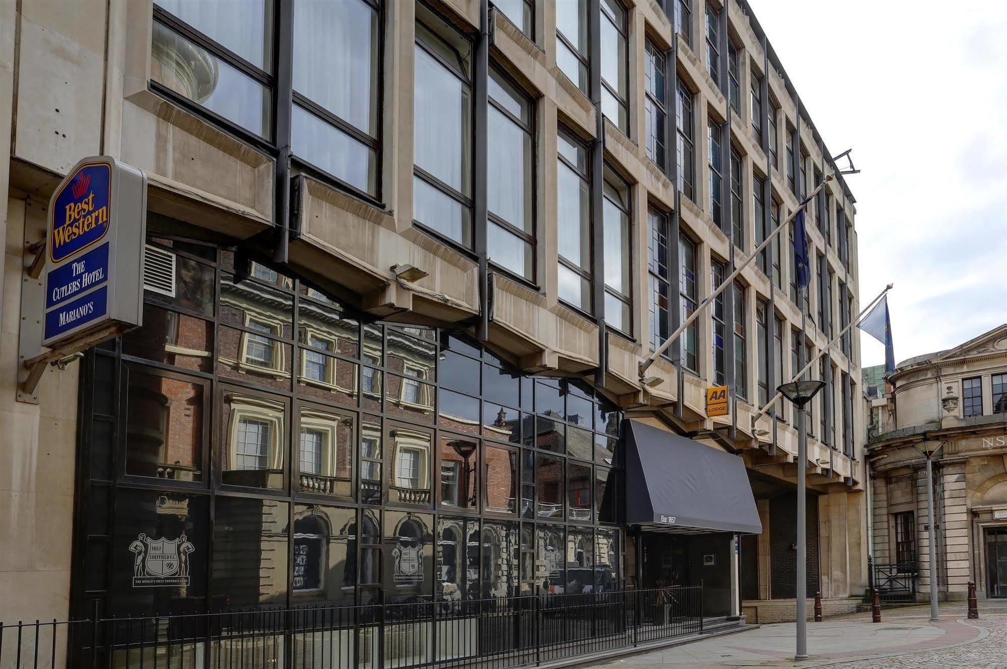 Best Western Sheffield City Centre Cutlers Hotel Exteriér fotografie